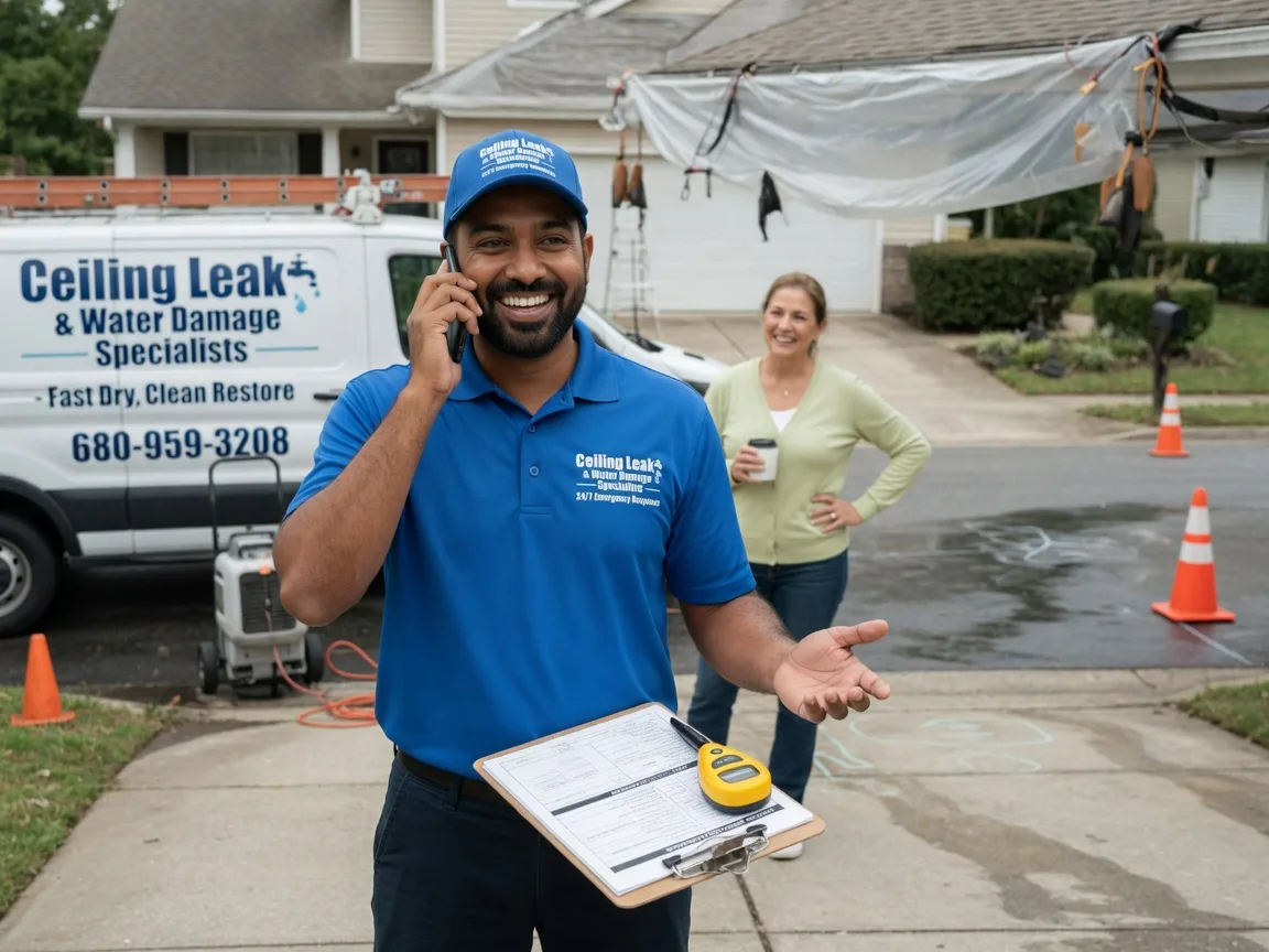 Ceiling Leak Cleanup Shawboro, NC FAQs